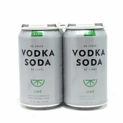 My Bottle Butler Deep Bay Lime Vodka Soda 4 Pack