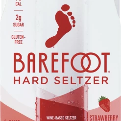 My Bottle Butler Canned Wine Barefoot Seltzer Strawberry 4pk