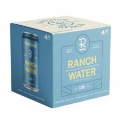 My Bottle Butler Ranch2o Ranch Water 4pk Canned Cocktails