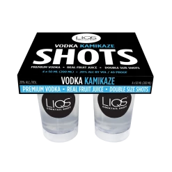 My Bottle Butler Liqs Vodka Kamikaze 4pk Ready To Drink