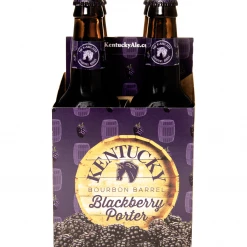 My Bottle Butler Local & Craft Kentucky Bourbon Barrel Blackberry Porter 4 Pack Bottle