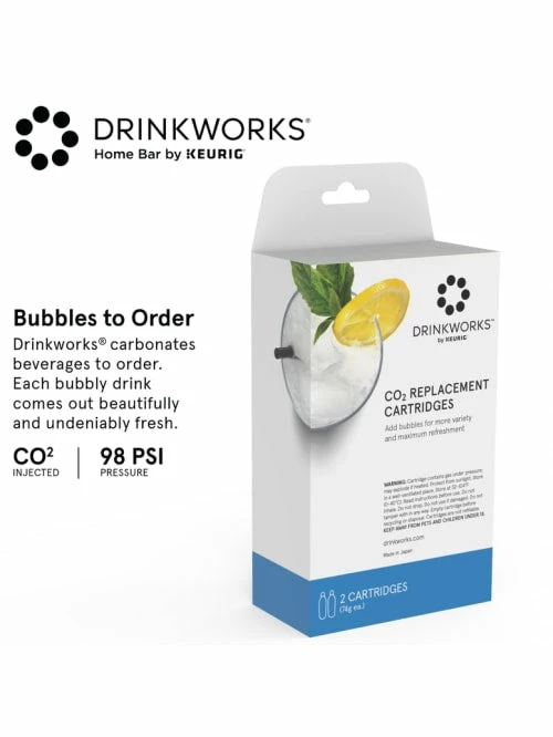 My Bottle Butler Drinkworks CO2 Cartridge ACCESSORIES 1 My Bottle Butler Drinkworks CO2 Cartridge ACCESSORIES