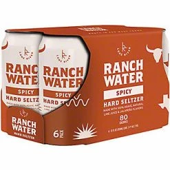 My Bottle Butler Ranch Water Spicy Hard Seltzer 6 Pack Can