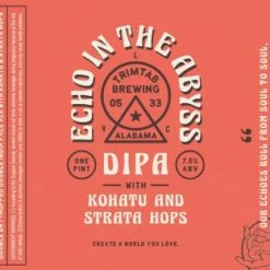 My Bottle Butler Trimtab Echo In The Abyss, DIPA 4pkc Local & Craft