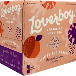 My Bottle Butler Loverboy White Tea Peach Sparkling Hard Tea 6pk Seltzer