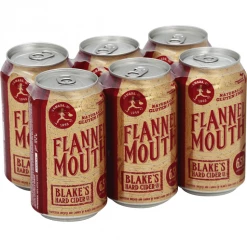 My Bottle Butler Blakes Hard Cider Flannel Mouth 6 Pack Can
