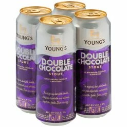 My Bottle Butler Import Young's Double Chocolate Nitro Stout 4 Pack Can