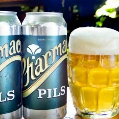 My Bottle Butler Local & Craft Bearded Iris Pharmacy Collab Pils 4 Pack Can