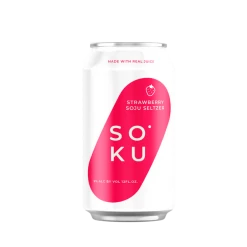 My Bottle Butler Soku Soju Seltzer Strawberry 12oz Can