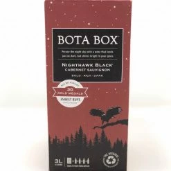 My Bottle Butler Bota Box Nighthawk Black Cabernet Sauvignon 3L Boxed Wine