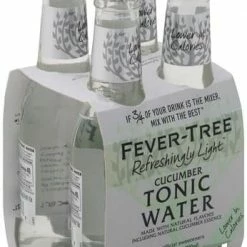 My Bottle Butler Fever Tree Cucumber Tonic Light 4Pk