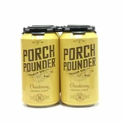 My Bottle Butler Porch Pounder Chardonnay 4 Pack Canned Wine
