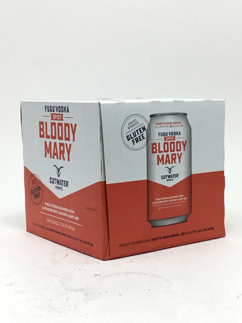 My Bottle Butler Cutwater Spicy Bloody Mary 4 Pack Canned Cocktails 2 My Bottle Butler Cutwater Spicy Bloody Mary 4 Pack Canned Cocktails