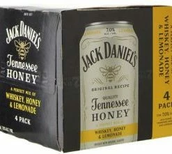 My Bottle Butler Jack Daniels Honey & Lemon 4pk Canned Cocktails
