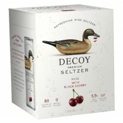 My Bottle Butler Decoy Rose, Black Cherry Seltzer 4pk Canned Wine