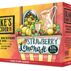 My Bottle Butler Blake's Hard Cider Strawberry Lemonade 6 Pack Can