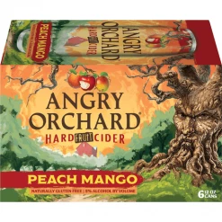 My Bottle Butler Angry Orchard Peach Mango Cider 6 Pack Can