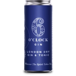 My Bottle Butler 6 O'Clock Gin & Tonic 200ml