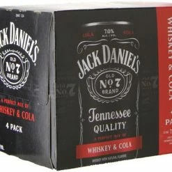 My Bottle Butler Jack Daniels Whiskey & Cola 4pk