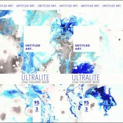 My Bottle Butler Untitled Art Ultra Lite Lager 6 Pack Can