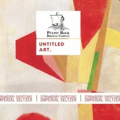 My Bottle Butler Untitled Art Strawberry Shortcake Imperial Seltzer 4 Pack Can