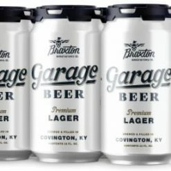 My Bottle Butler Local & Craft Braxton Garage Beer Lager 6 Pack 12oz Can