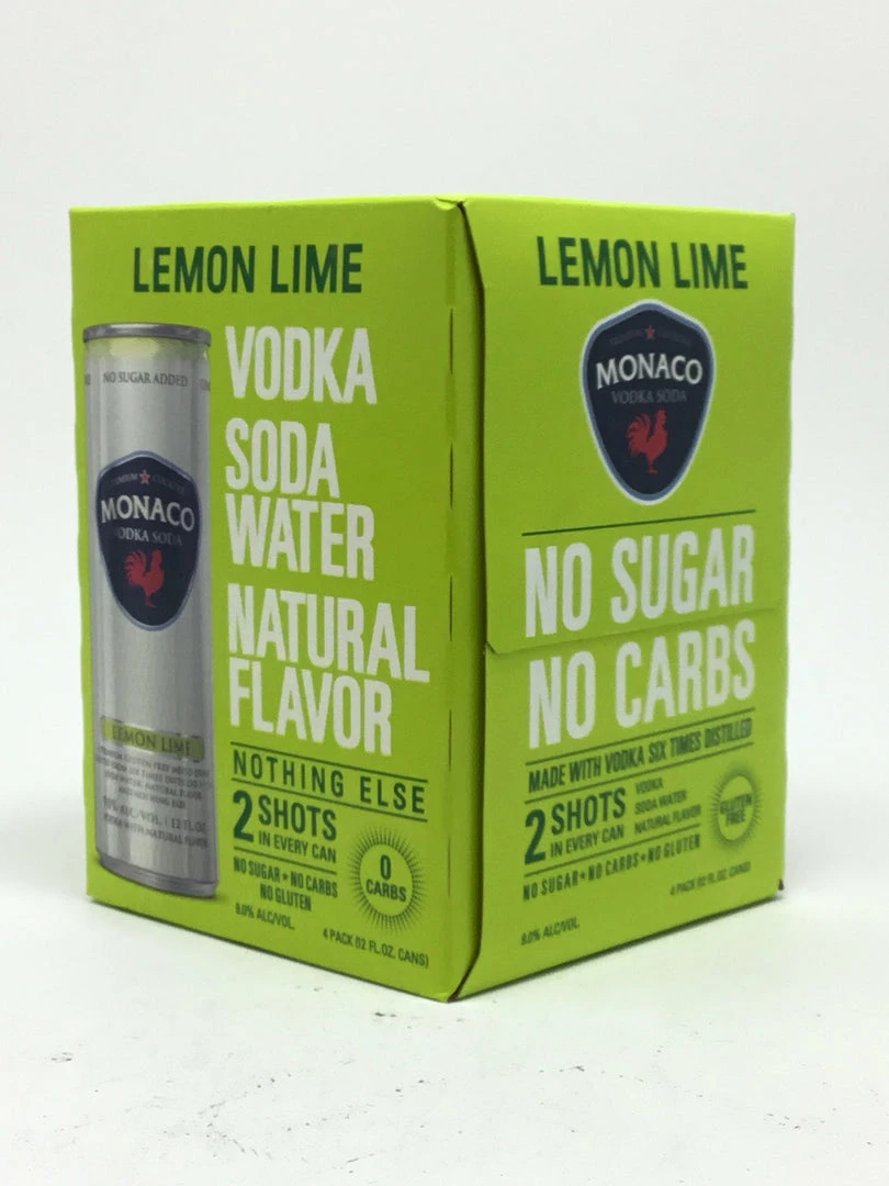 My Bottle Butler Monaco Lemon Lime 4 Pack Canned Cocktails 2 My Bottle Butler Monaco Lemon Lime 4 Pack Canned Cocktails