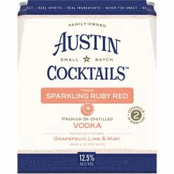 My Bottle Butler Austin Cocktails Sparkling Ruby Red 4pk Can