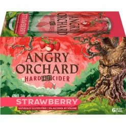 My Bottle Butler Angry Orchard Strawberry Cider 6 Pack Can