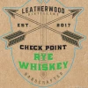 My Bottle Butler Whiskey/Bourbon Leatherwood Check Point Rye 750