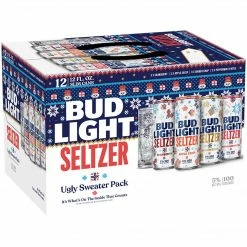My Bottle Butler Bud Light Seltzer Ugly Sweater 12pk