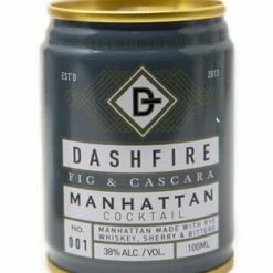 My Bottle Butler Dashfire Manhattan Can 100ml Canned Cocktails