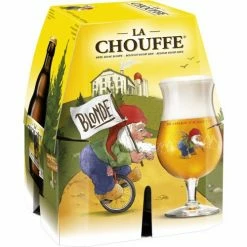 My Bottle Butler La Chouffe Blonde Ale 4 Pack Bottle