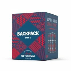 My Bottle Butler Backpack Rowdy Red 4 Pack Canned Wine