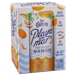 My Bottle Butler Canned Cocktails Jose Cuervo Playa Mar Mango 4pk