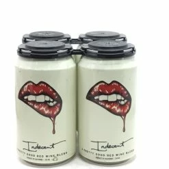 My Bottle Butler L&E Indecent Red Blend 4 Pack Canned Wine
