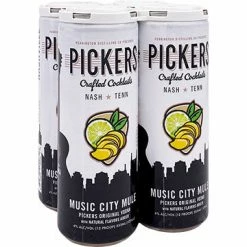 My Bottle Butler Canned Cocktails Pickers Music City Mule 4Pk Can