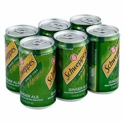My Bottle Butler Schweppes Ginger Ale 7.5oz 6pk