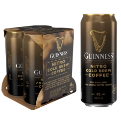 My Bottle Butler Guinness Nitro Coffee Cold Brew 4 Pack Can