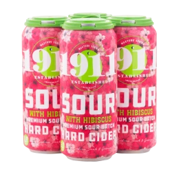 My Bottle Butler 1911 Hard Cider Hibiscus Sour 4 Pack Can