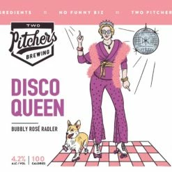 My Bottle Butler Local & Craft Two Pitchers Disco Queen Rose Radler 6 Pack Can