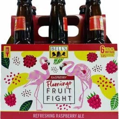 My Bottle Butler Local & Craft Bells Flamingo Fruit Fight Raspberry Ale 6pk