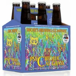 My Bottle Butler Shorts Brewing Psychedelic Cat Grass Hazy IPA 6 Pack Can