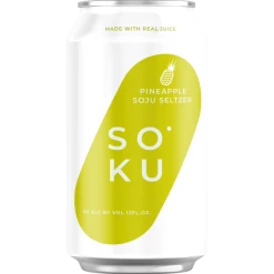 My Bottle Butler Canned Wine Soku Soju Seltzer Pineapple 12oz Can