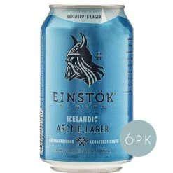My Bottle Butler Einstok Artic Lager 6 Pack Can Import