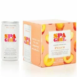 My Bottle Butler Canned Cocktails Spa Girl Peach Vodka Cocktail 4pk