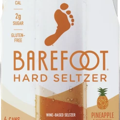 My Bottle Butler Barefoot Seltzer Pineapple 4pk Canned Wine