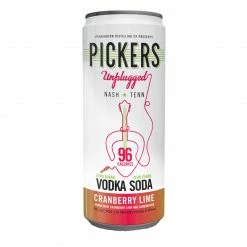 My Bottle Butler Pickers Cranberry Lime Vodka Soda 4 Pack Canned Cocktails