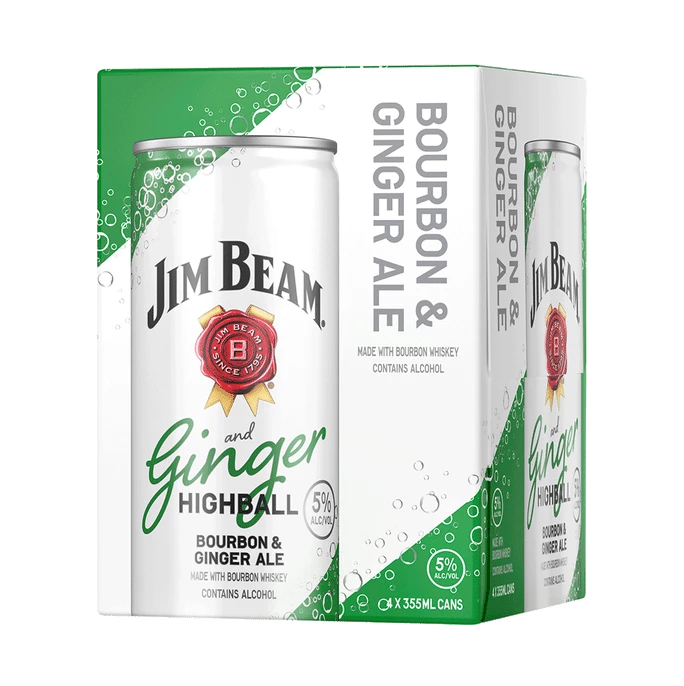My Bottle Butler Jim Beam Ginger Highball 4pk Cans Canned Cocktails 1 My Bottle Butler Jim Beam Ginger Highball 4pk Cans Canned Cocktails