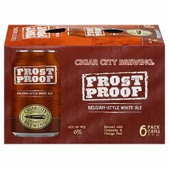 My Bottle Butler Cigar City Frost Proof White Ale 6 Pack Can